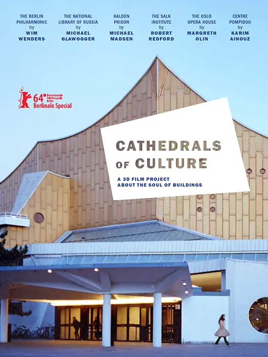 Plakat für Cathedrals of Culture für den die Ontrust Collection Agency den Einzug der weltweiten Erlöse übernommen hat